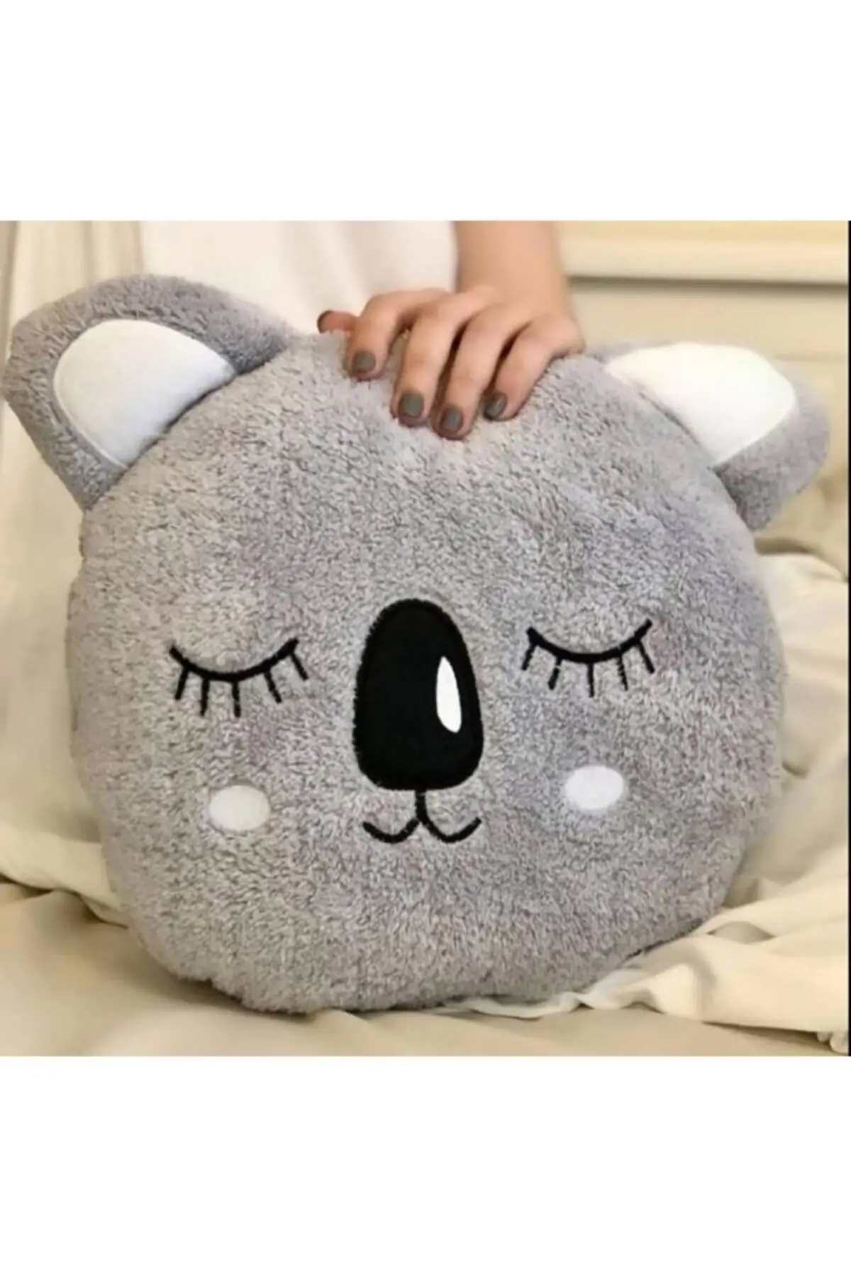 

New Trend Gray Koala Plush Cushion Soft Comfortable You Can Choose It As a Gift For Yourself, your Children Or Your Loved Ones.