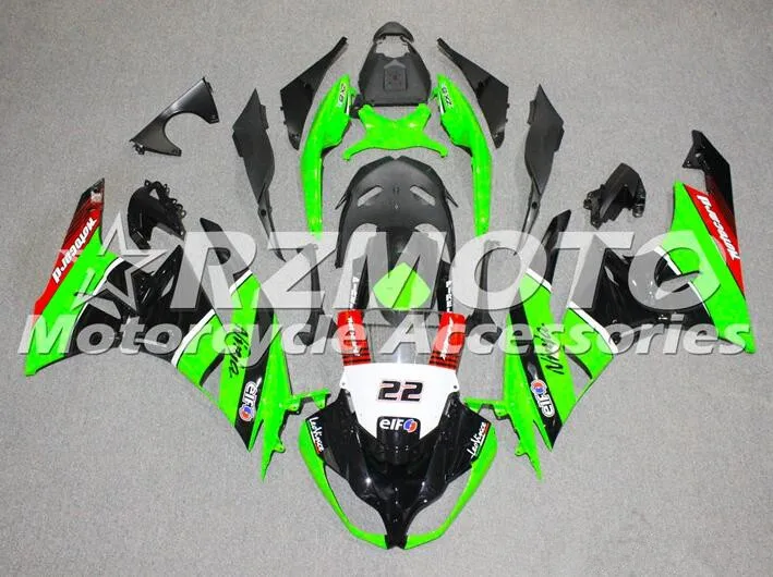 

Injection New ABS Fairings kit Fit for Kawasaki Ninja ZX-6R 636 2009 2010 2011 2012 09 10 11 12 Bodywork set 22