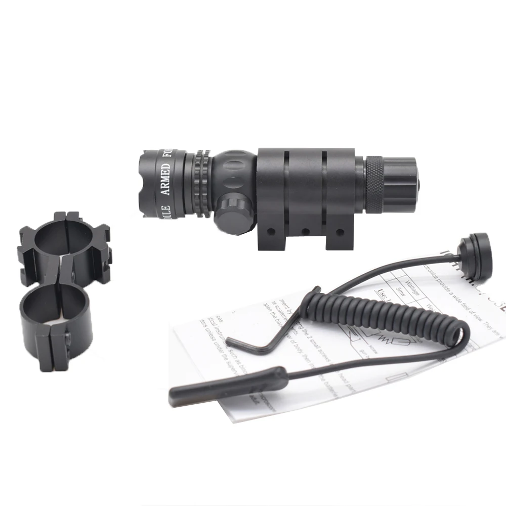 Тактический 5 мВт красный лазерный прицел дизайн 20 мм крепление задний