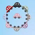 10 шт., силиконовые грызуны-клипсы для прорезывания зубов