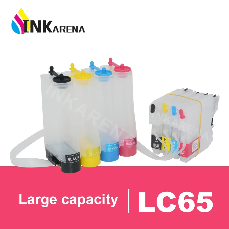 LC65 LC11 LC16 LC38 LC61 LC67 LC980 LC990 LC1100 Empty CISS Ink System With Chip For Brother MFC-J270W 290C 295CN 490CN 490CW | Компьютеры