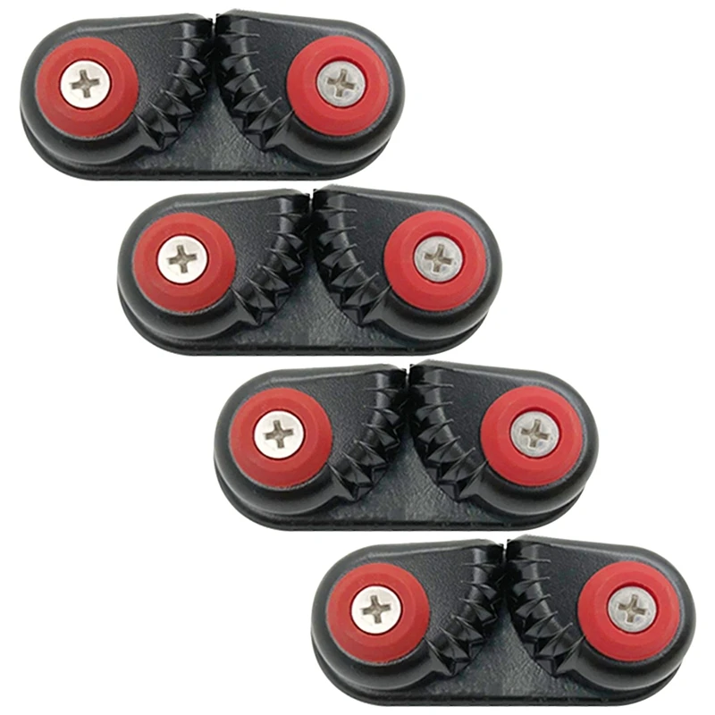 

4PCS Kayak Cam Cleat Boat Canoe Sailing Boat Dinghy Aluminum Cam Cleats Fast Entry Kayak Cleats Marine Yacht Accessories