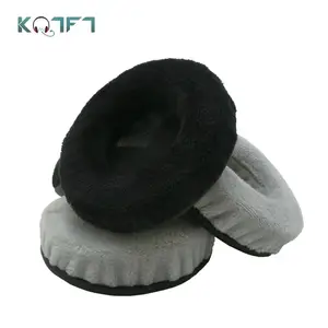 KQTFT 1 Pair of Velvet Replacement Ear Pads for JVC HAS400 HAS400B HA S400 S400B Headset EarPads Earmuff Cover Cushion Cups