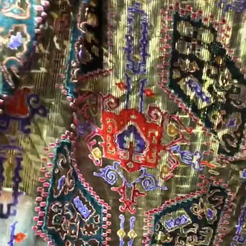 Рисунок 2 - Лимонно-зеленая золотая ткань