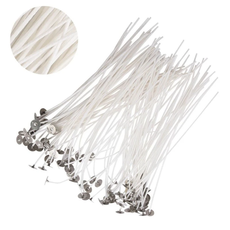 

500PCS 9cm Cotton Candle Wick Flameless Wick Candle Making Birthday Christmas Candle