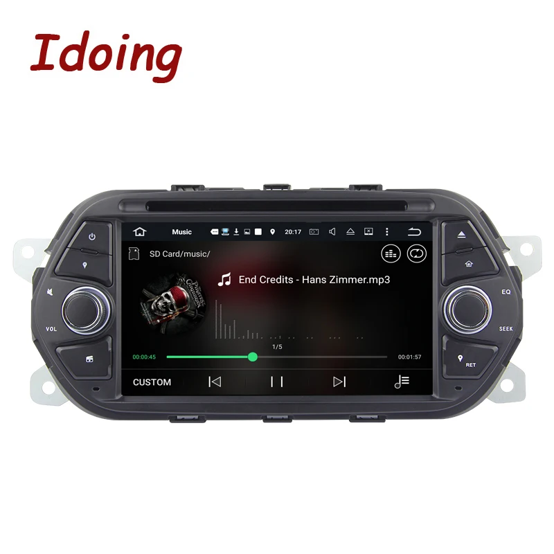 Idoing Android 7 1 2G + 16G 4 ядра рулевое колесо Din для Fiat Aegea/Tipo/Egea Автомобильный видео