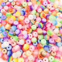 100pcs colorful round beads charms bracelet necklace beads for jewelry making diy accessories components for creating jewelry