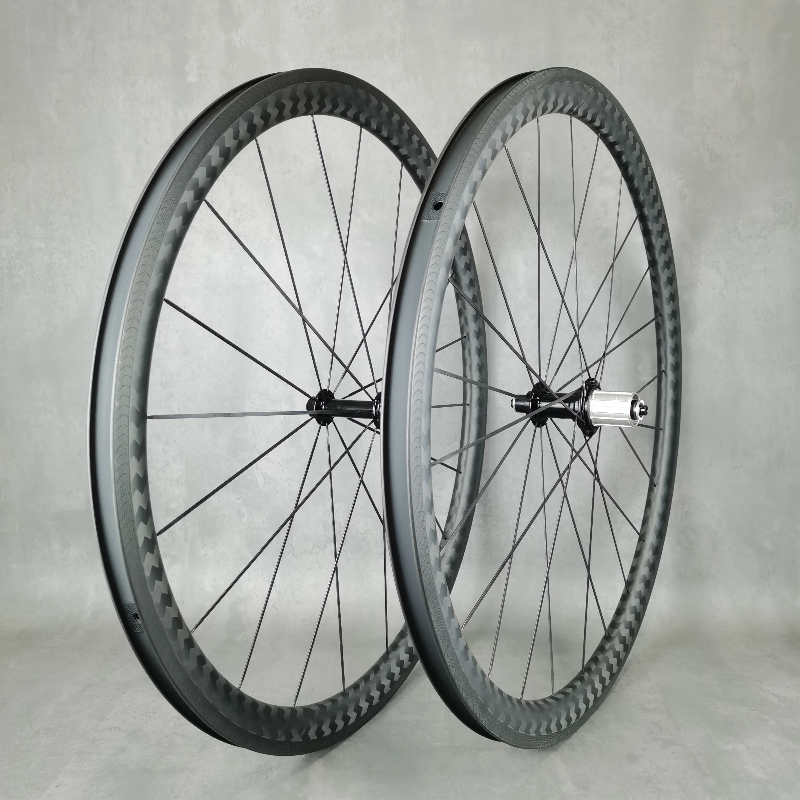 700с Карбоновые обода с тормозами обода 38 мм глубиной 25 мм ширины клинчер/Тубуляр Дорожный велосипед с отделкой 12k твилл Особая поверхность.