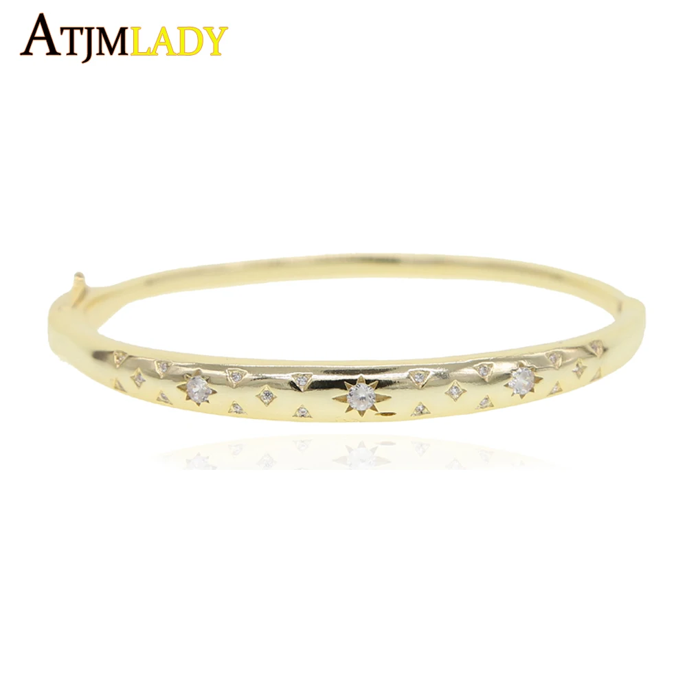 Высококачественный золотой широкий браслет для женщин newize гравировка белый