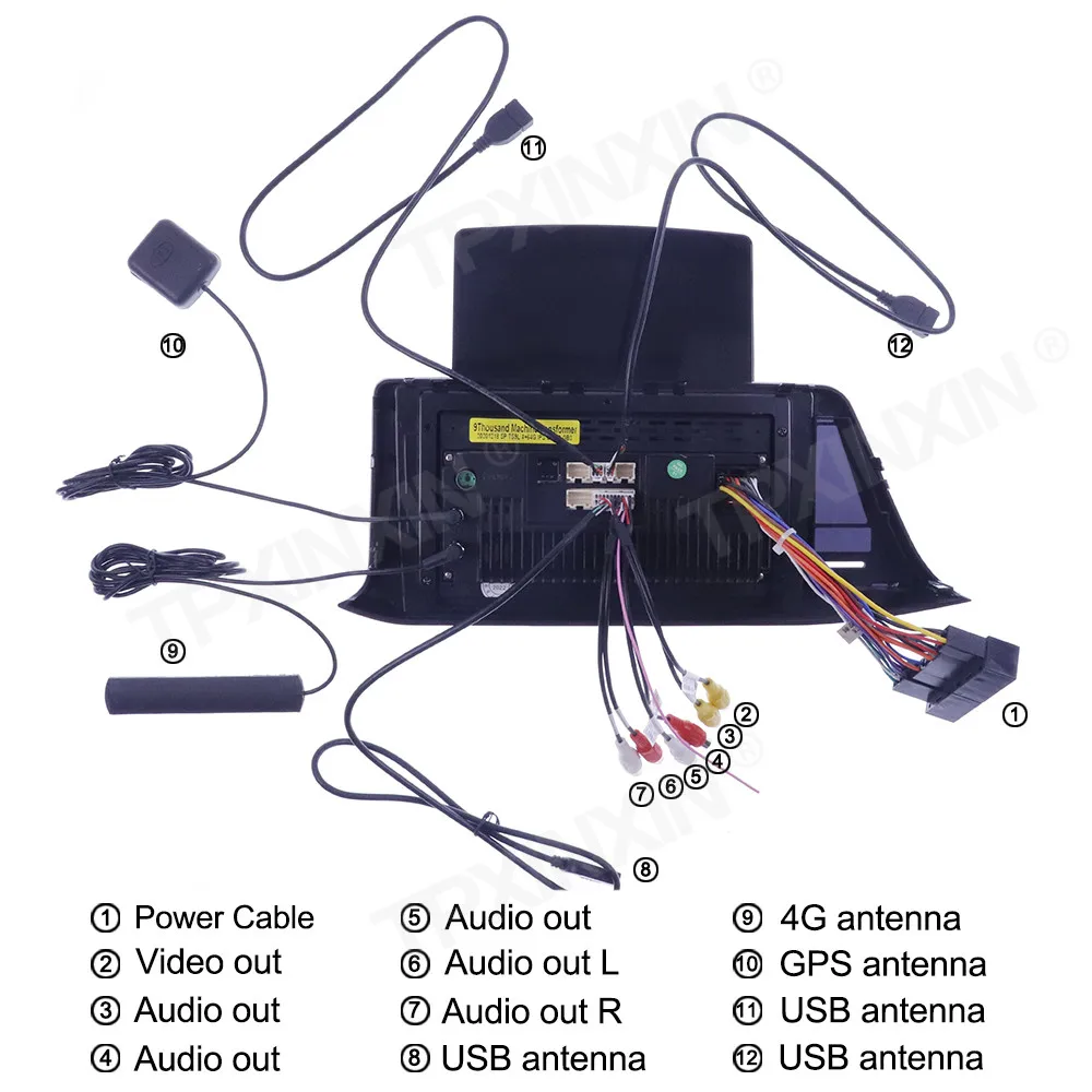 저렴한 자동차 라디오 멀티미디어 플레이어 안드로이드 10 라디오 스테레오 C-HR Gps 와이파이 블루투스 와이파이