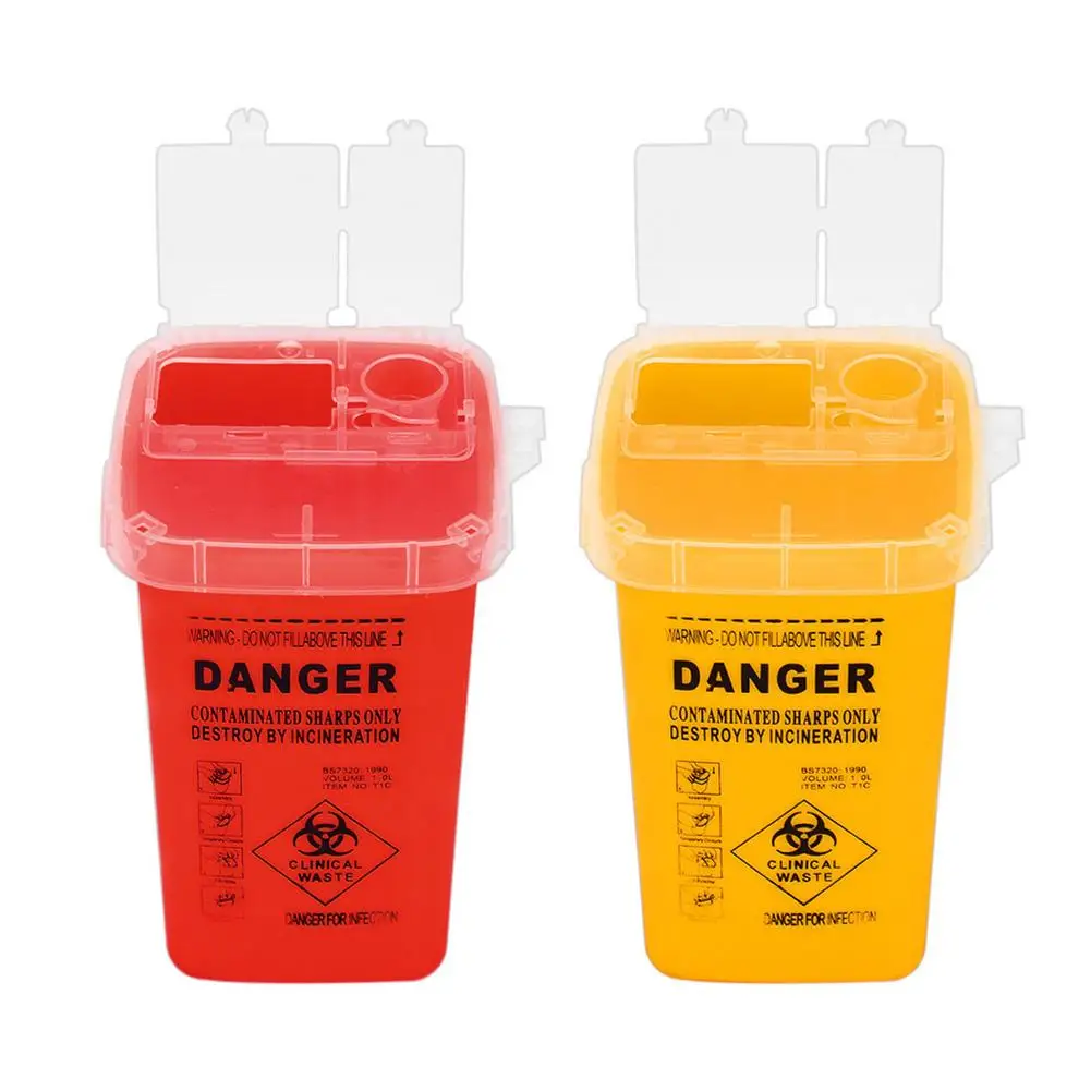 Наконечник иглы для татуировки опасный резервуар сбора биоопасных отходов