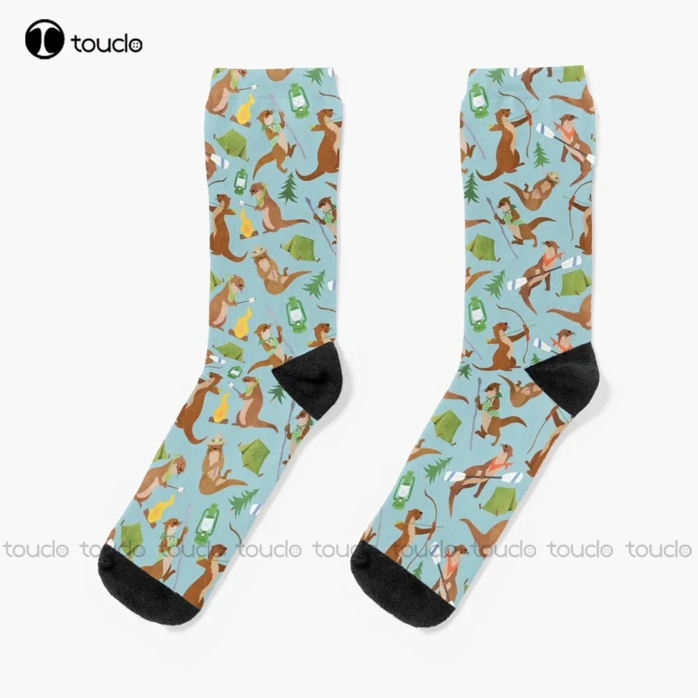 Scout'S Otter Socken Workout Socken Frauen Weihnachten Mode Neue Jahr Geschenk Unisex Erwachsene Teen Jugend Socken 360 ° Digital Print benutzerdefinierte