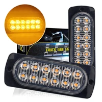 12v 24v 36w car truck emergency light amber 126 bar led turn light bar indicators lamp strobe warning lights lamp accessories