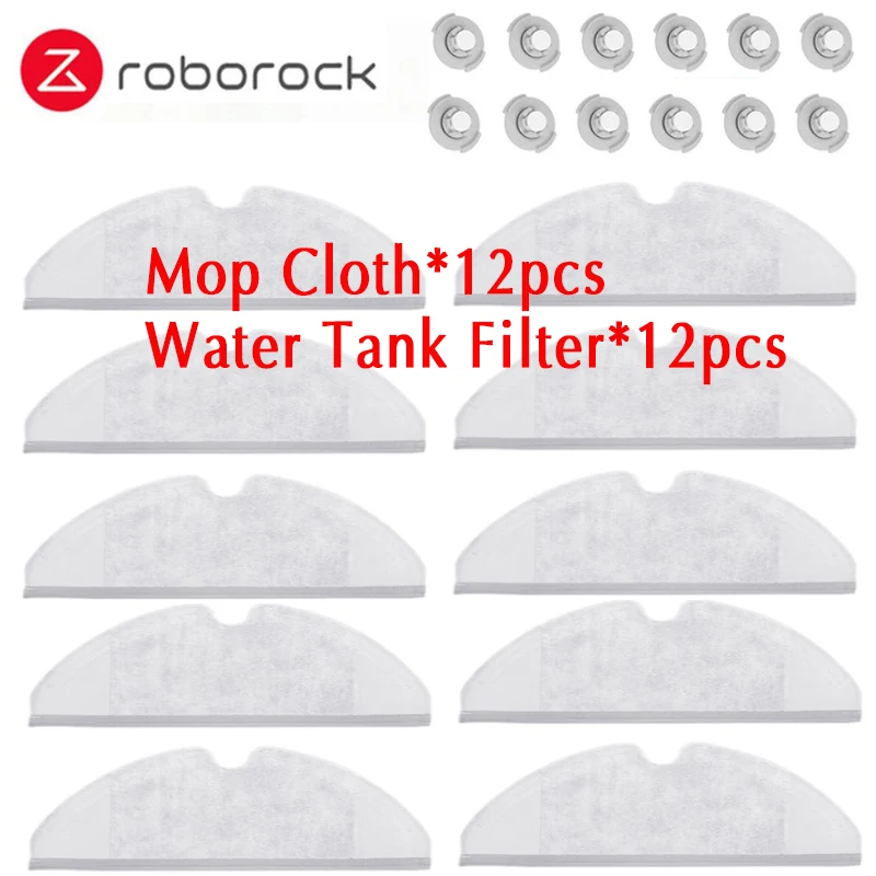 mb24pcs Разделочная ткань Hepa фильтр боковая круглая щетка подходит для Xiaomi Roborock робот S50 S51 пылесос запасные части наборы - Цвет: mb24pcs