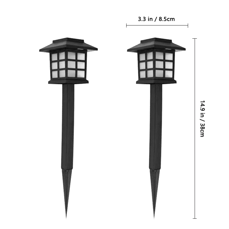 Уличные садовые фонари на солнечной батарее украшение для сада освещение дороги
