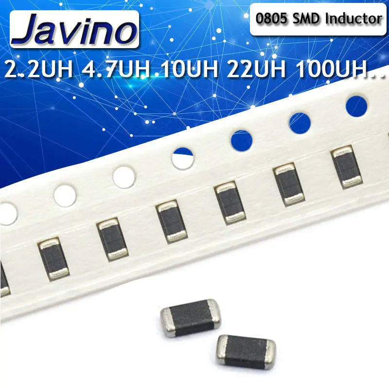 Индуктор для стека smd 0805 50 шт. 47nh 100nh 1uh 2.2uh 4.7uh 10uh 22uh 100uh 10|Индукторы| |