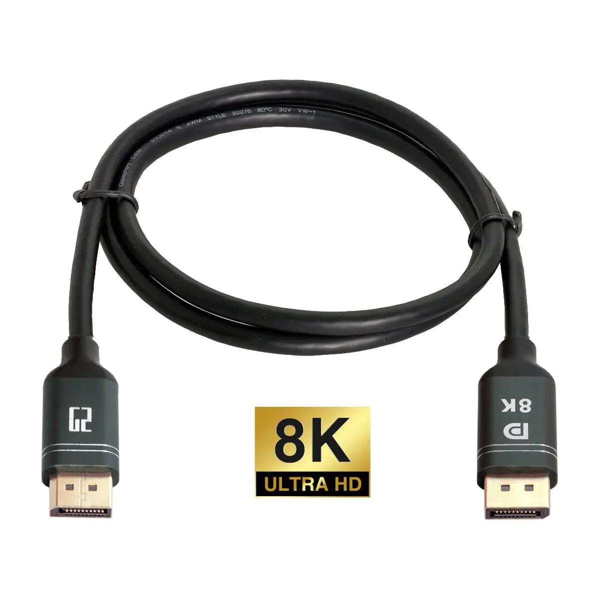 

CY DisplayPort 1.4 DP to DP Cable 8K 60hz Cable Ultra-HD UHD 4K 144hz 7680*4320 for PC Laptop TV