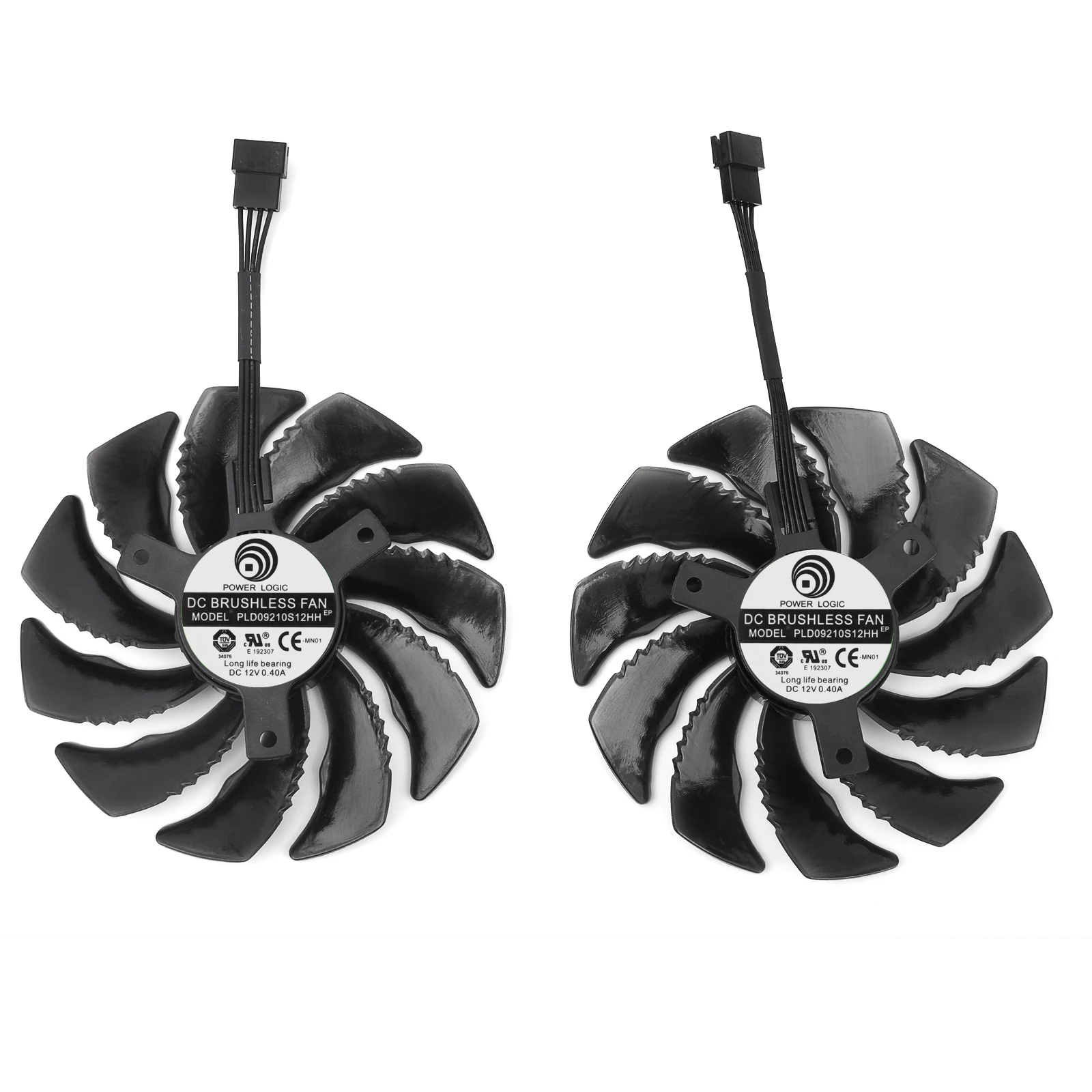 Фото Вентилятор охлаждения для видеокарты Gigabyte GeForce GTX 1050 G1 1060 Aorus RADEON RX 580 570 470 480 GTX960 PLD09210S12HH 88 мм №3