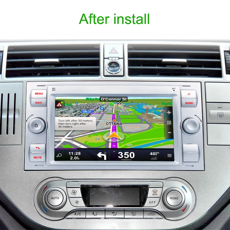 Автомобильный мультимедийный плеер 2DIN 7 дюймов GPS для Ford/Focus/S-Max/Mondeo Kuga 9/GalaxyC-Max Fusion |