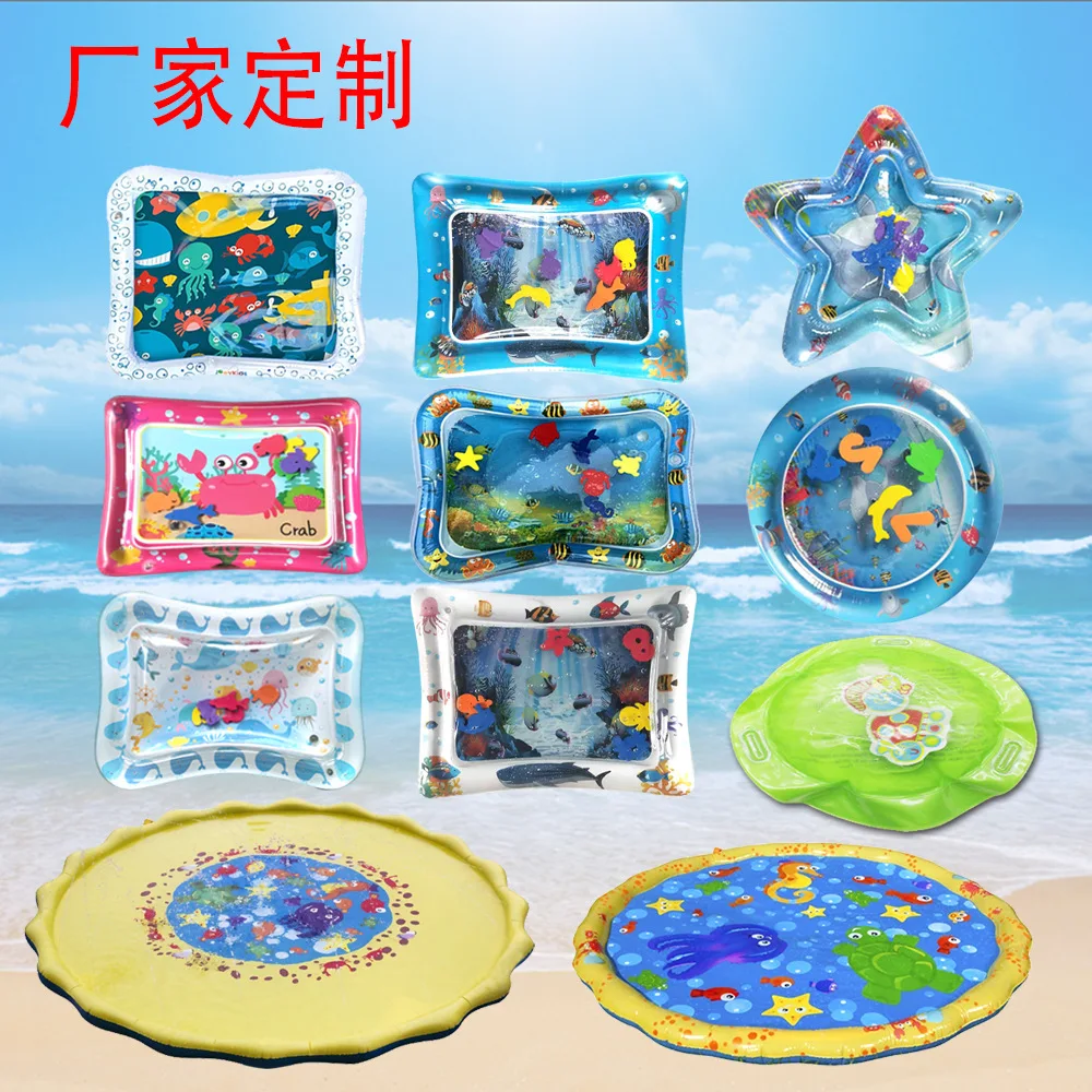 Подушка для воды младенцев надувная подушка морского организма коврик льда