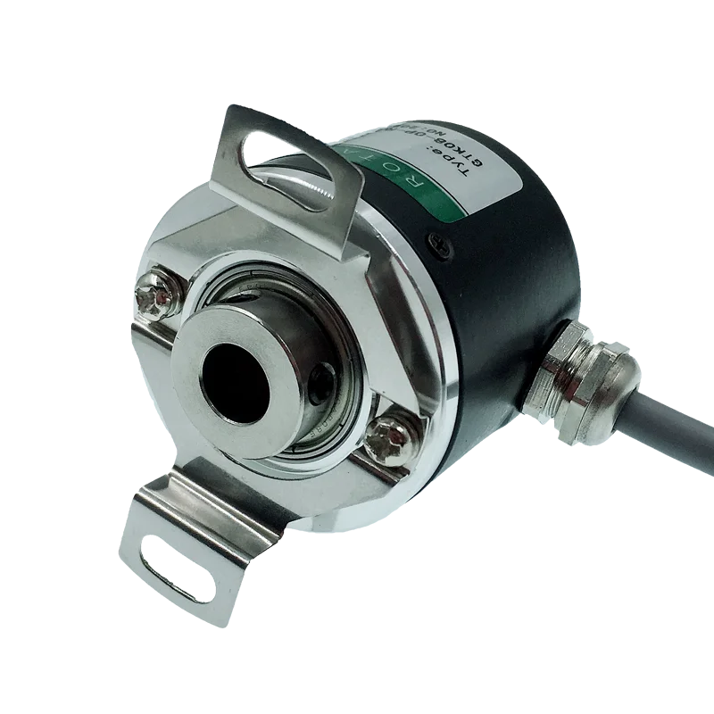 Hollow shaft photoelectric rotary encoder ZKP3808 600 pulse line/2500 2500 line ABZ three-phase 5-24V | Инструменты