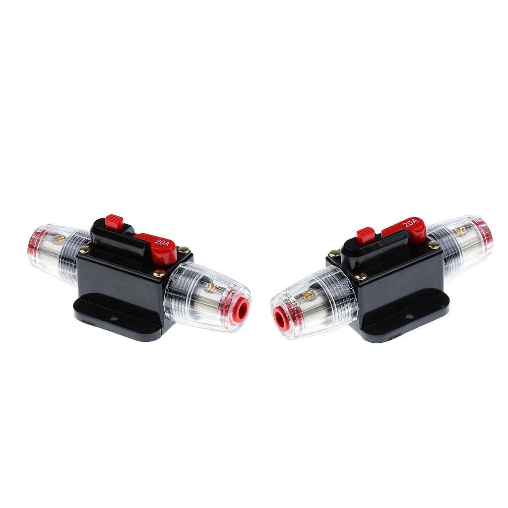 2 шт./компл. DC 12 V/24 V Автомобильное зарядное устройство автоматический выключатель