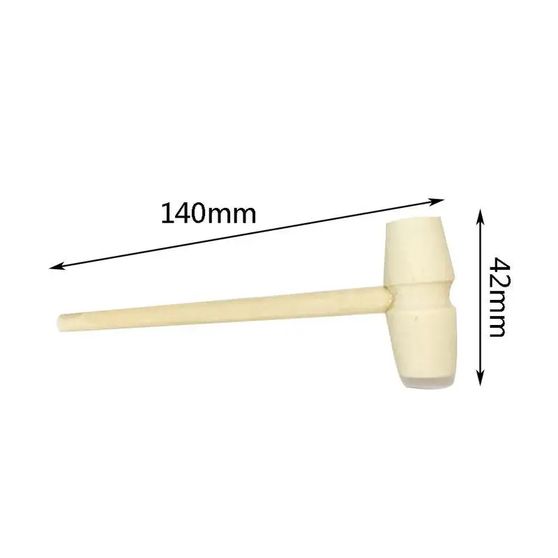 

Wooden Hammer Wood Mini Wooden Hammer Multitool Small Hammer Little Light Weight Hammer Christmas Gift Knock Egg Toy 1pc