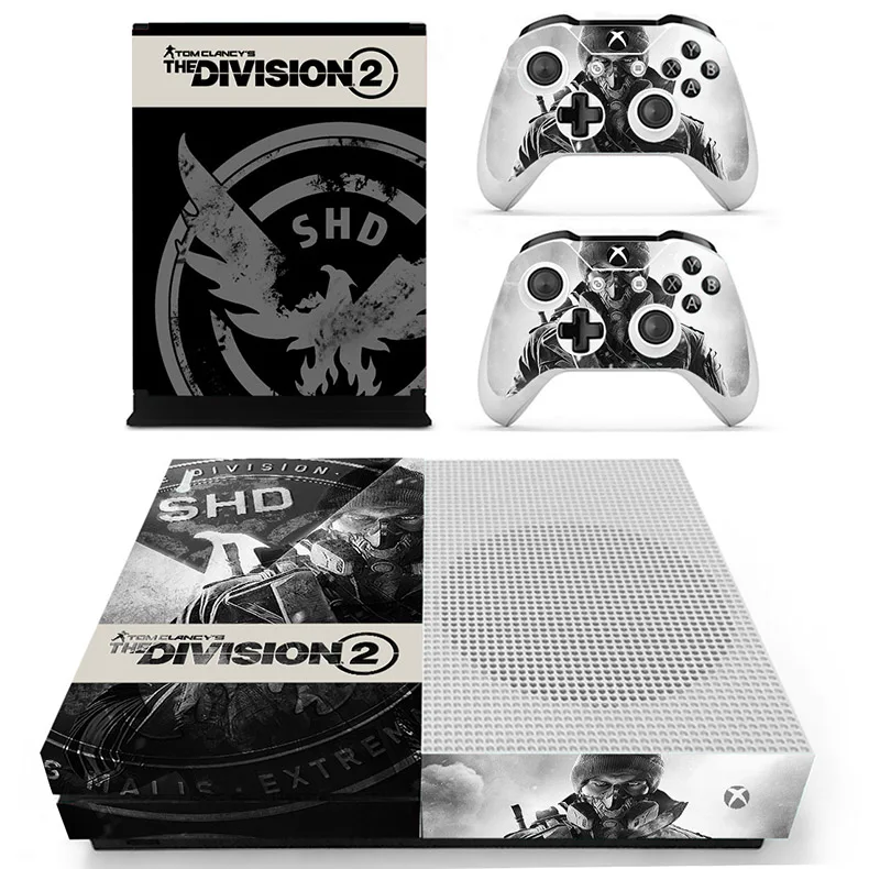 Наклейки Tom Clancy's The Division 2 s для Xbox One S Стикеры one Slim Console и два