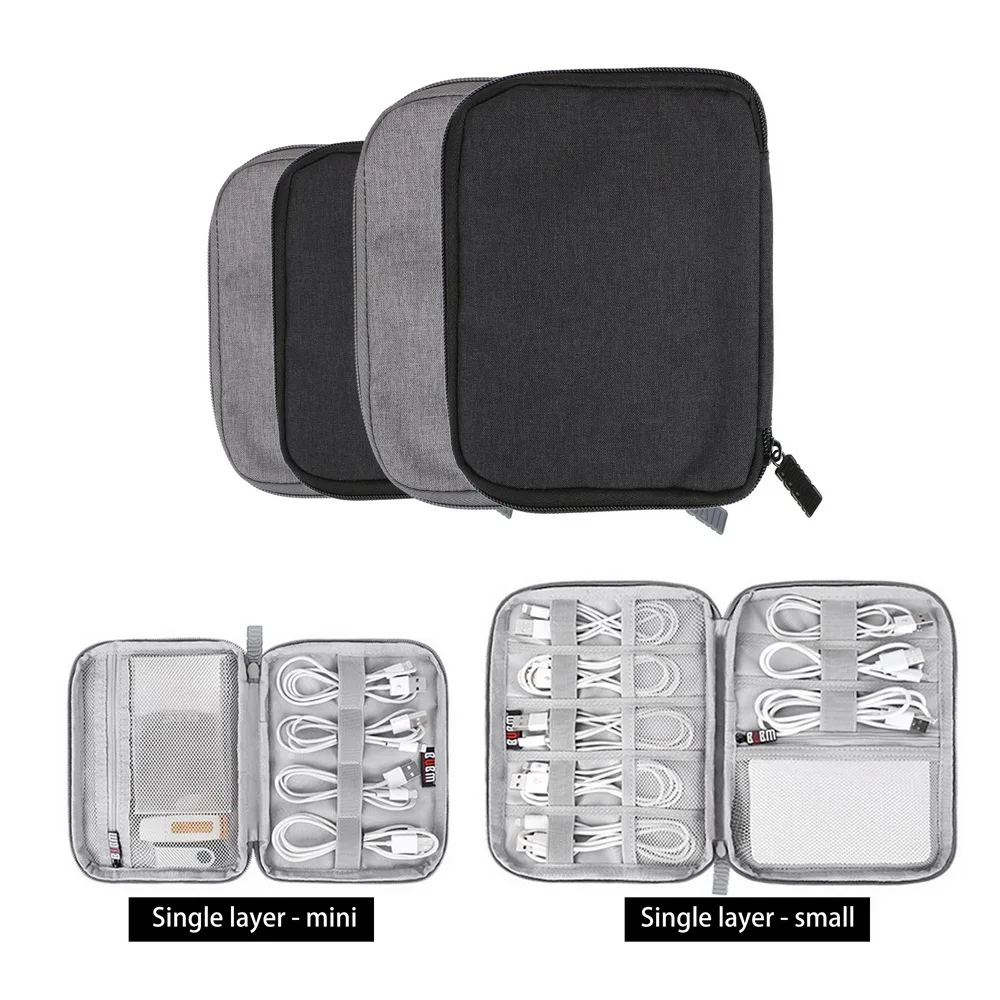 

Digital Storage Bag For USB Data Cable Earphone Wire pen Power bank Electronics Accessories Organizer Travel Kit Case Pouch