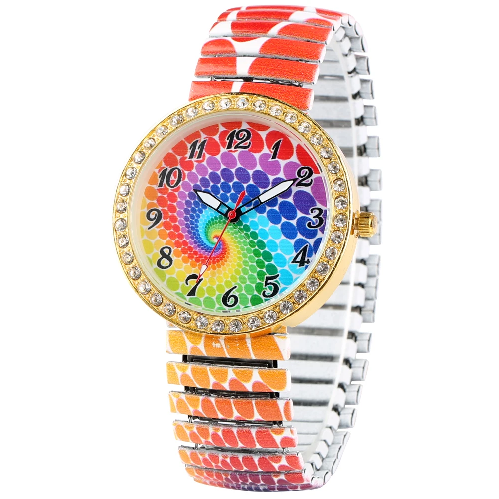 Женские кварцевые часы без пряжки с эластичным ремешком женские наручные