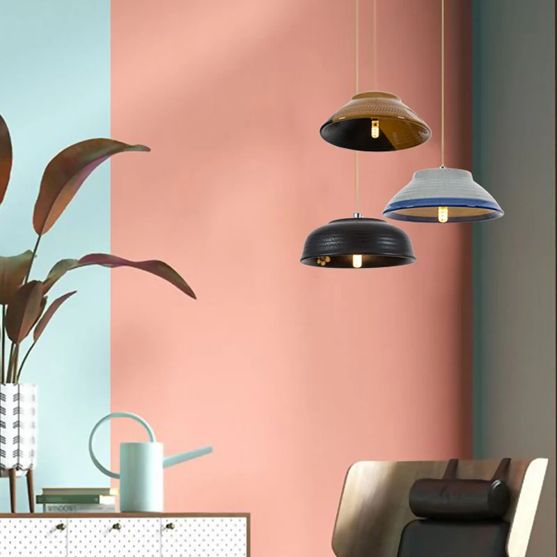 Подвесная лампа в китайском стиле креативный светильник виде счастливой чаши