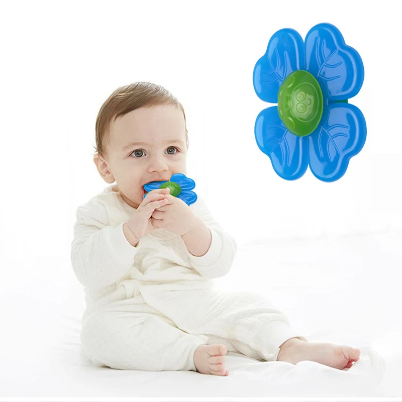 

3PC/Set Spinning Baby Sucker Top Toy Creative Bath Swimming Water Toys Cartoon Animal Rotating Suction Cup Kinder Fun Teether