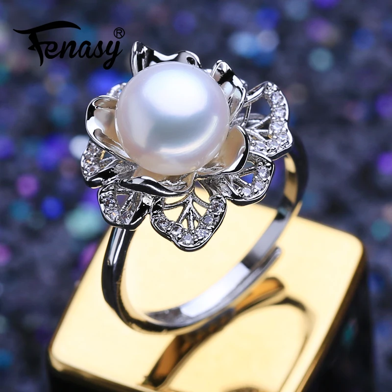 Женское кольцо FENASY из стерлингового серебра 925 пробы роскошное кольца с
