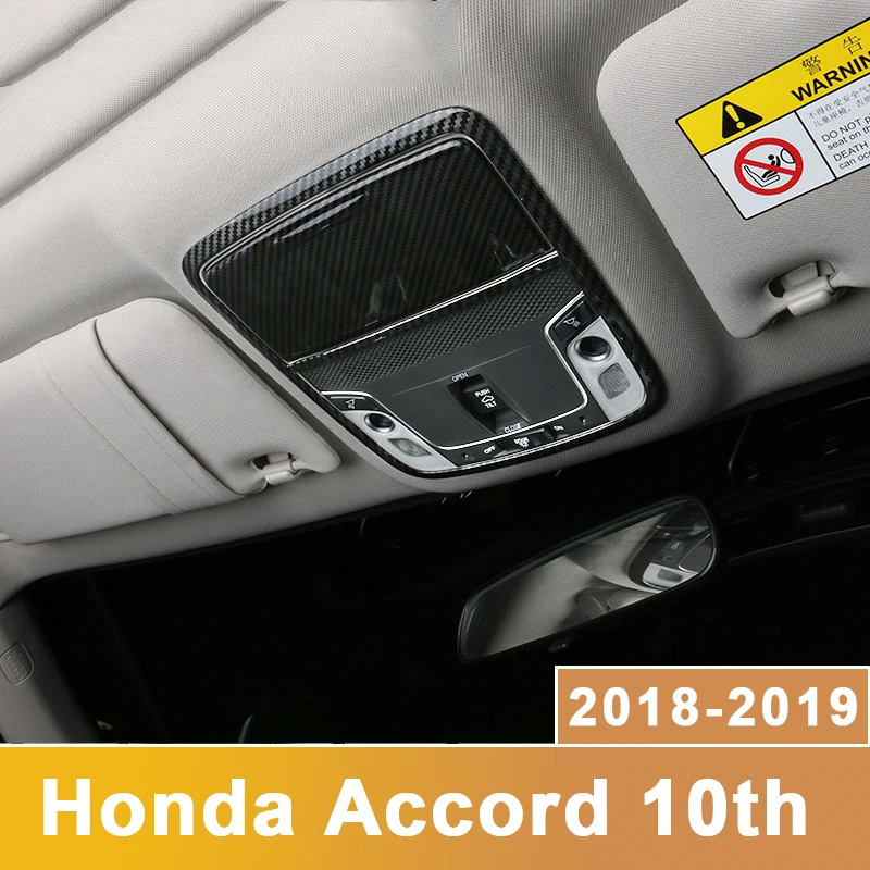 ABS cromato anteriore auto luce di lettura posteriore lampada decorazione cornice cornice modanatura interna per Honda Accord 2018 2019accessori