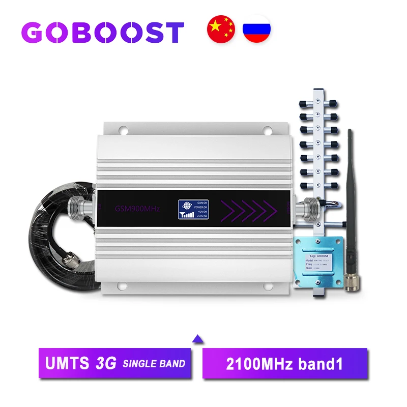 WCDMA 2100 МГц Усилитель сотового сигнала ЖК дисплей мини мобильный телефон