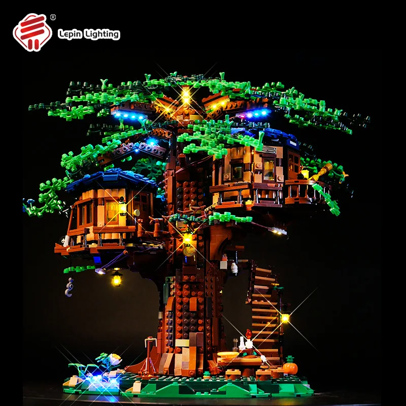Kit de luces LED para el hogar, conjunto de iluminaci&oacute;n para el &aacute;rbol de la serie Ideas 21318, no incluye el modelo-1