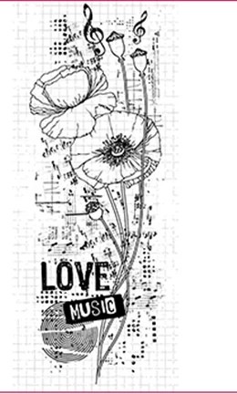 Цветочный прозрачный силиконовый штамп/печать для DIY скрапбукинга/декоративный