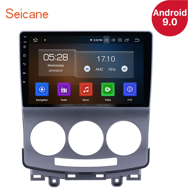 Seicane " 2.5D ips Экран Android 9,0 8-CORE автомобильный стерео блок мультимедийных gps радио плеер для 2005-2009 2010 лет Mazda 5 RDS