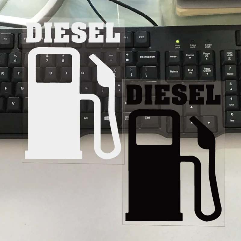 

Diesel Refueling Personalized Decals Waterproof and Reflective Car Stickers 15.7cmx11cm