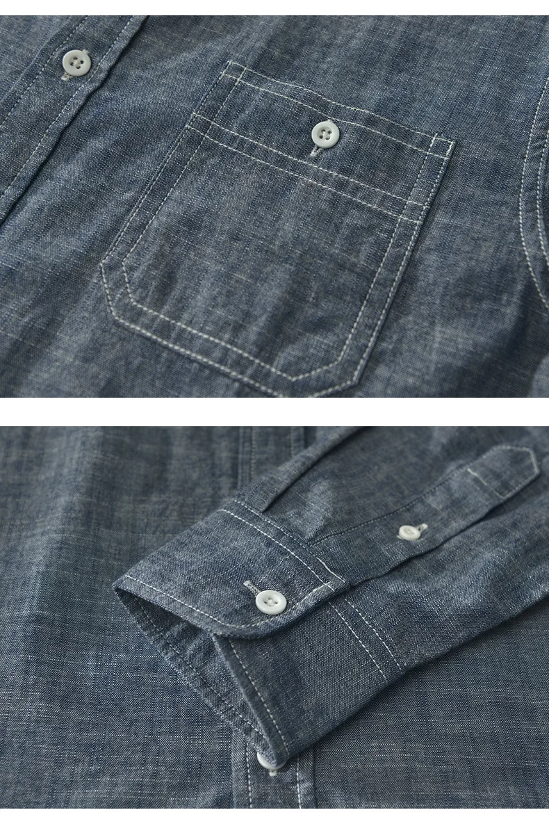 

Camisas Para Hombre 2021 New Autumn Men's Casual Cotton Long-sleeved Shirt Retro Literary Youth Men's Shirt Men Clothing