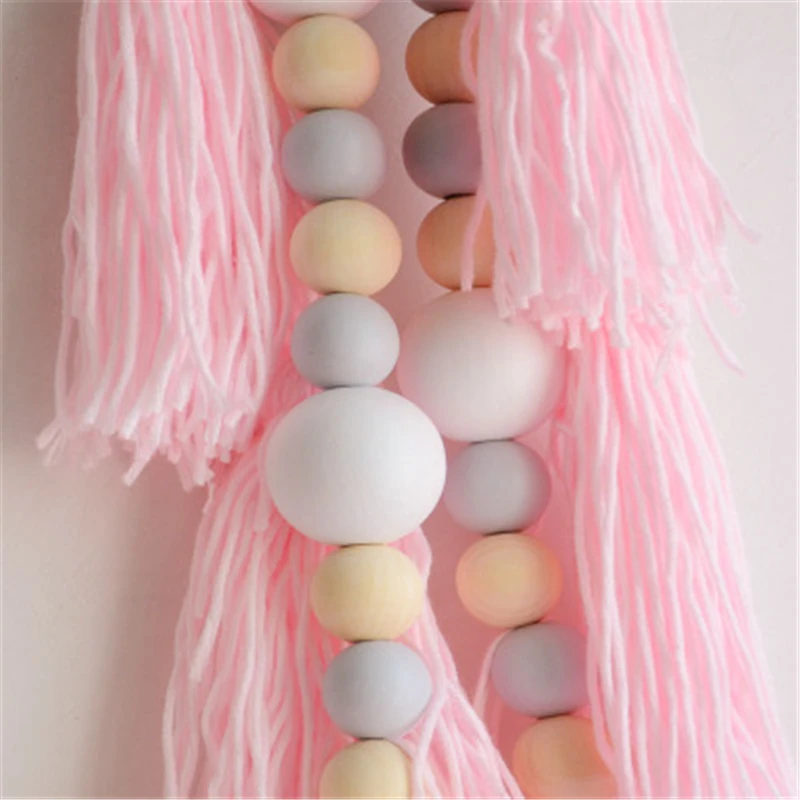 5 шт. бусины деревянные настенные подвесные детские комнаты скандинавские