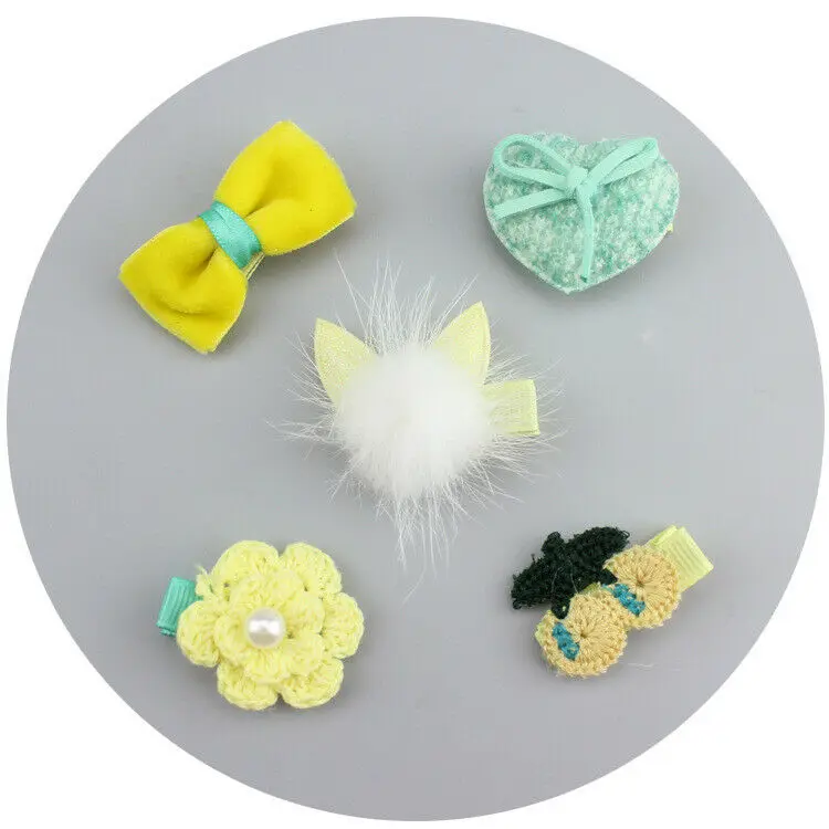 Новинка 5 шт. Рождественская заколка для волос комплект из предметов Сумка с