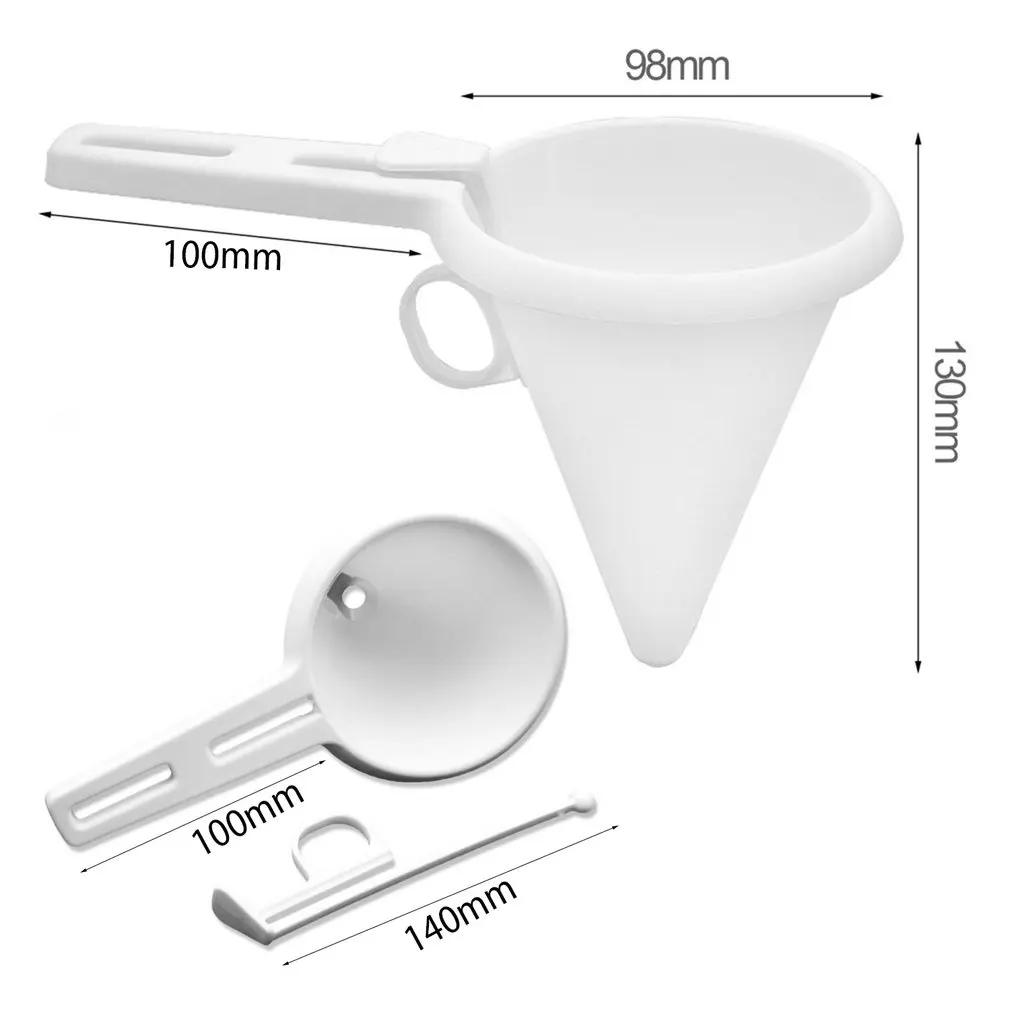 

Hand-held Baking Funnel Tools Cream Batter Chocolate Liquid Dispenser Pastry Mold Cookie Cupcake Pancake Baking Tools