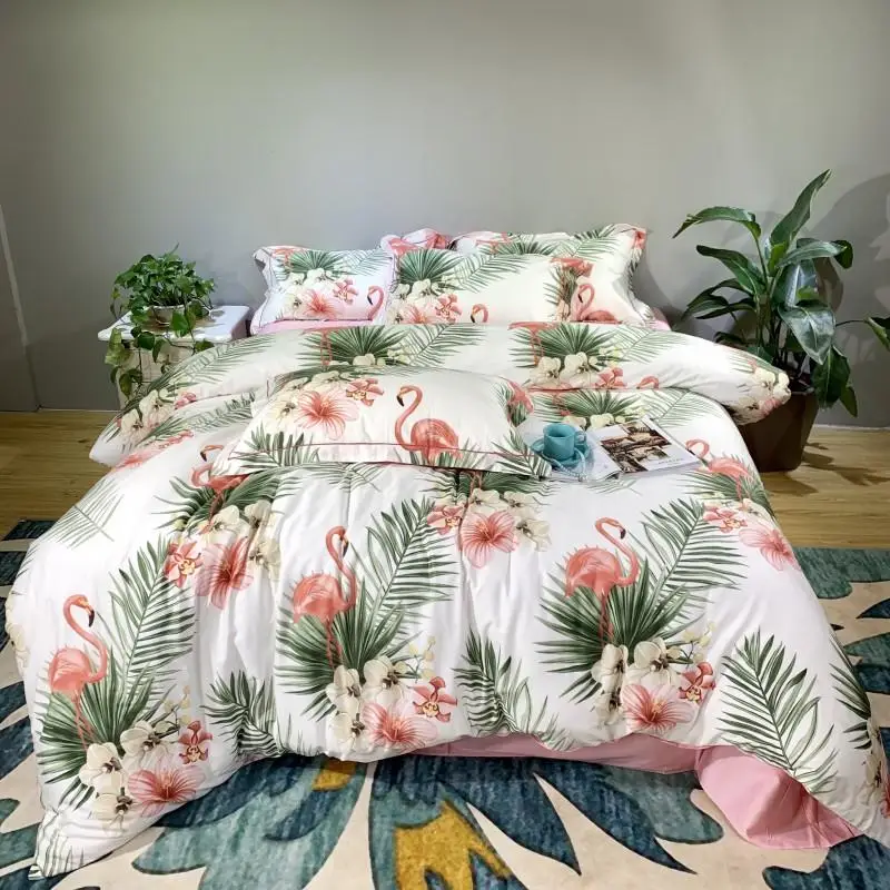 43 шелковистого египетского хлопка пододеяльник постельное белье Королевский