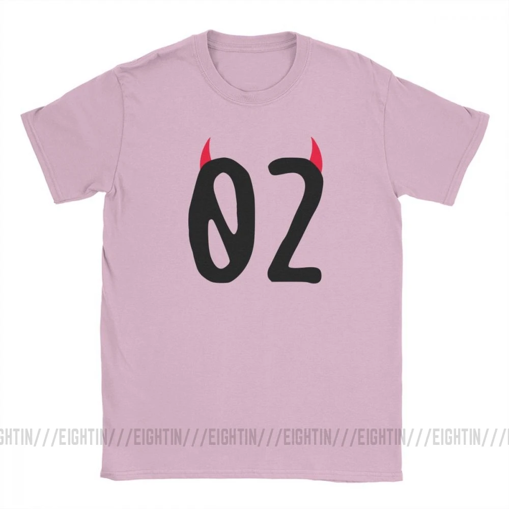 02 нулевые два любимых в Franxx футболки Kawaii японская анимация классика Мужская