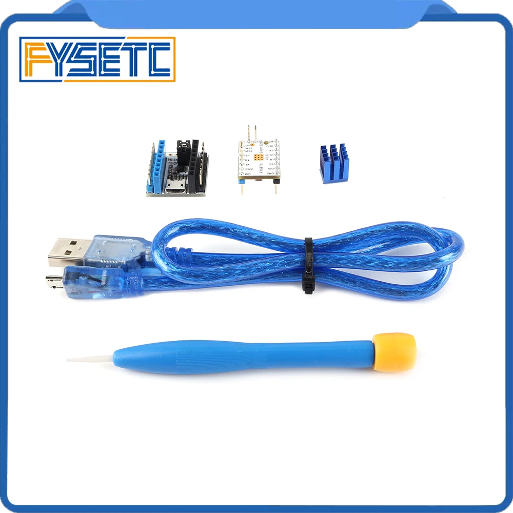 TMC2209 V3.0 Драйвер шагового двигателя супертихий 256 микрошагов + USB модуль тестового