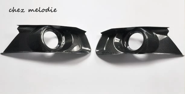 1 пара высокое качество полностью натуральное углеродное волокно автомобильные