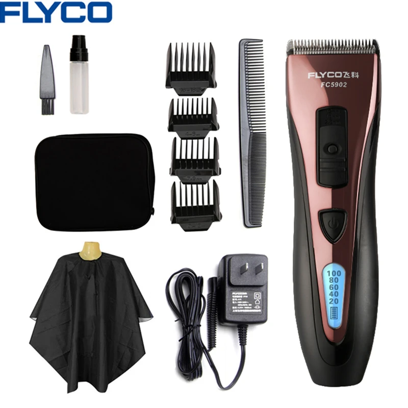 

Flyco Hair Trimmer Professional Haircut Beard Razor for Men LED Display Maquina De Cortar Cabelo Rechargeable Barber Clipper