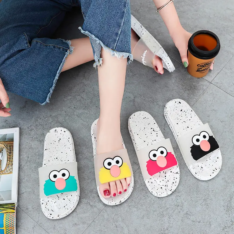 Женские шлепанцы Летние однотонные Босоножки с открытым носком женские на