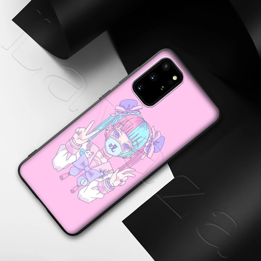 Милый чехол с аниме Сейлор Мун для Samsung Note 10 S6 S7 S8 S9 S10 S10e S20 ultra A71 A51 A81 A91 M10 M20 M30 Lite Edge